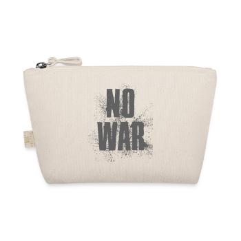 NO WAR – Statement for peace against war - Organic Pouch - nature - Front