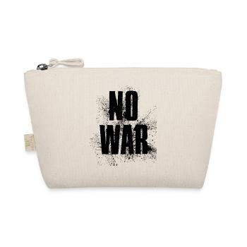 NO WAR – Statement for peace against war - Organic Pouch - nature - Front