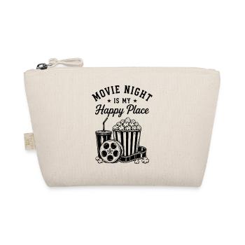 Movie Night is my Happy Place Kino Film Popcorn - Organic Pouch - nature - Front