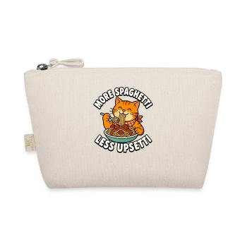 More spaghetti, less stress, cat spaghetti - Organic Pouch - nature - Front