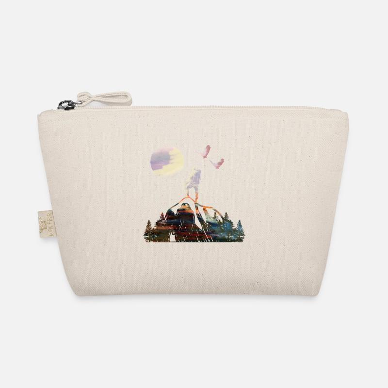Silhouette de l’Aquarelle Errante sous la Pleine Lune Trousse biologique