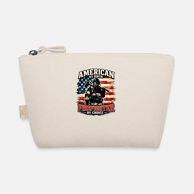 Conception du drapeau du héros du pompier américain Trousse biologique
