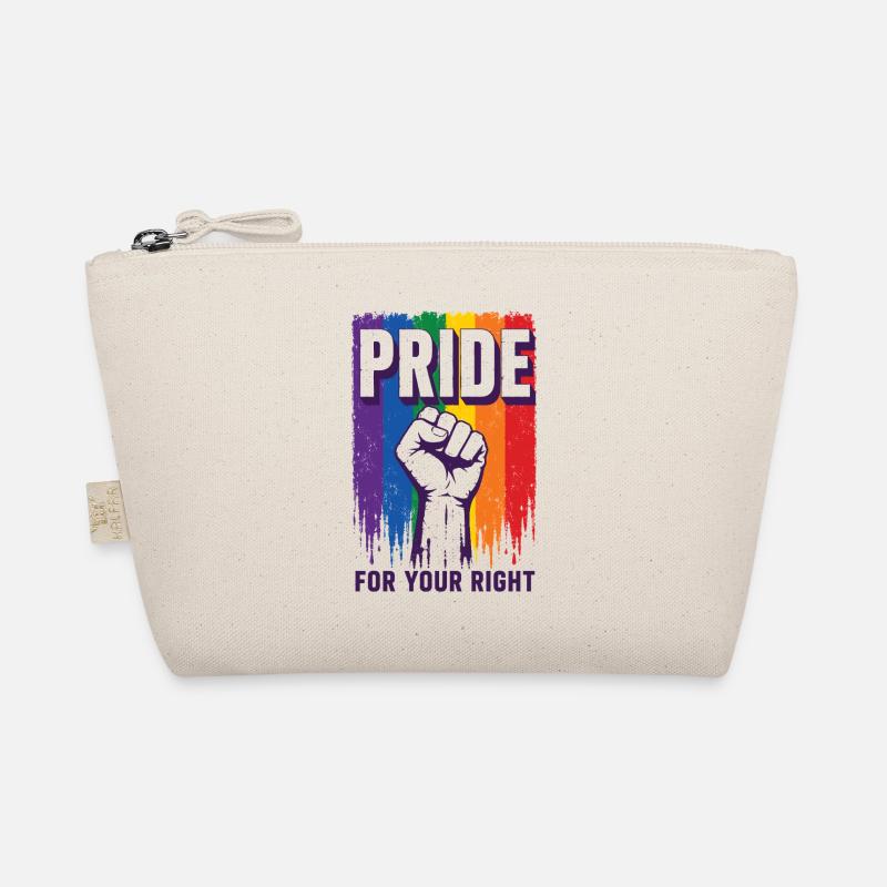 T-shirt Pride Rainbow Right Statement Trousse biologique