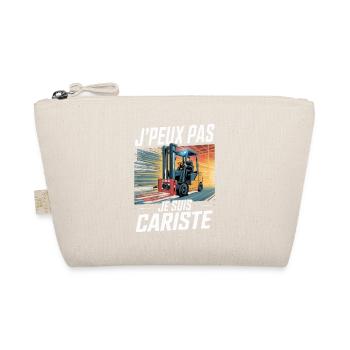 T-Shirt Humour Cariste Chariot Élévateur Cadeau - Trousse biologique - nature - Devant