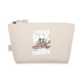 Humour Métier Logistique | T-Shirt Cariste Cadeau - Trousse biologique - nature - Devant