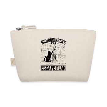 Schrödinger Cat Escape Plan Shirt - Organic Pouch - nature - Front