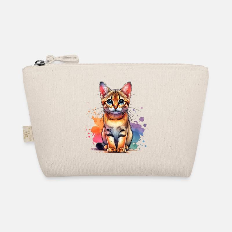 Savannah Cat Gift Organic Pouch