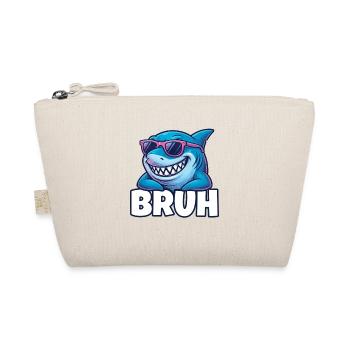 Bruh Shark Humour Drôle de mème sur l’océan - Trousse biologique - nature - Devant