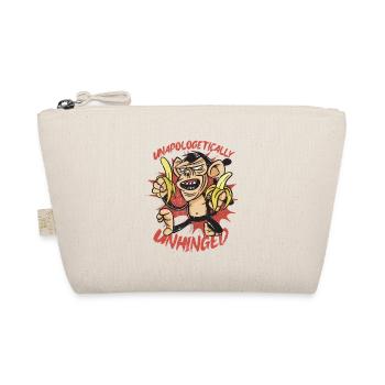 Monkey Day Day Unapologetically Unhinged - Organic Pouch - nature - Front
