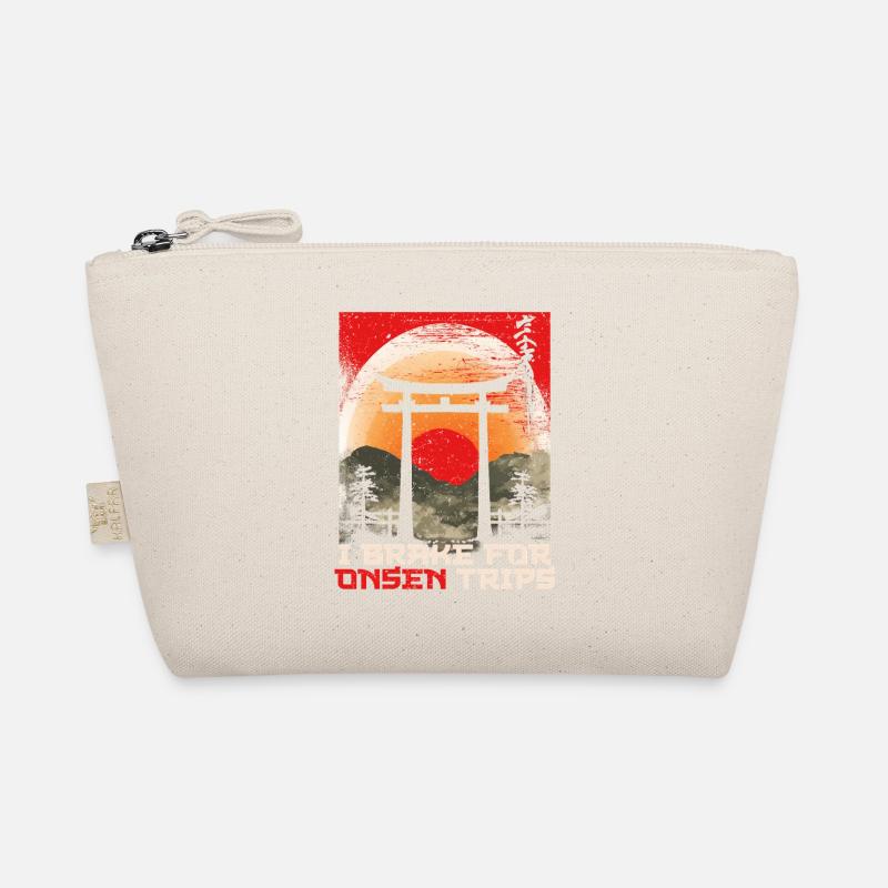 Onsen Thermal Bath I Brake For Onsen Trips Organic Pouch
