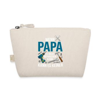 Wenn Papa es nicht reparieren kann Werkzeug - Bio-Täschchen - Natur - Vorne