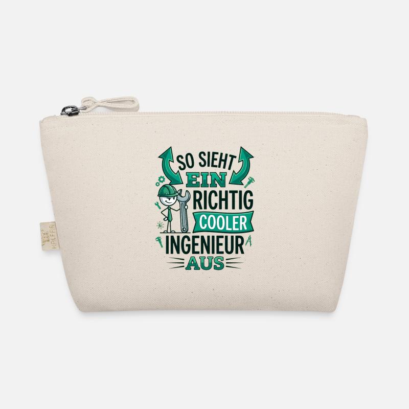 Cooler Ingenieur Spruch Strichmännchen Bio-Täschchen
