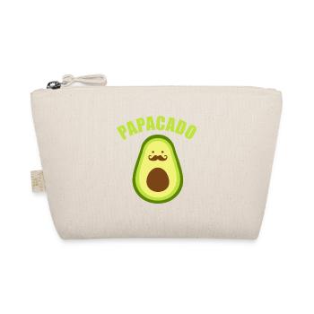Avocado-Papagado-Schnurrbart - Bio-Täschchen - Natur - Vorne
