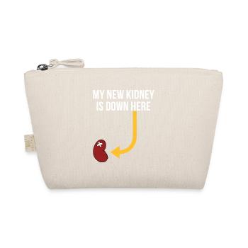 My New Kidney Is Down Here - Organic Pouch - nature - Front