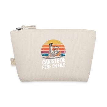 Humour Cariste De Père En Fils Cadeau Métier  - Trousse biologique - nature - Devant