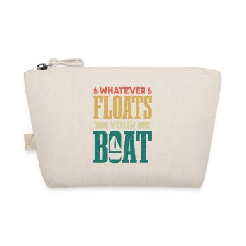 Whatever Floats Your Boat Captain Sail Sailor - Bio-Täschchen - Natur - Vorne