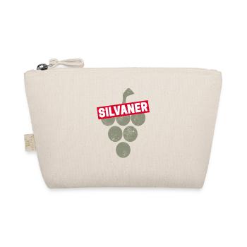 Silvaner Rebe Retro Weintrinker und Winzer Design - Bio-Täschchen - Natur - Vorne