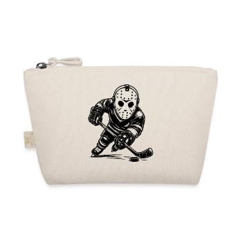 Joueur de hockey sur glace avec masque et livre de coloriage de palet - Trousse biologique - nature - Devant