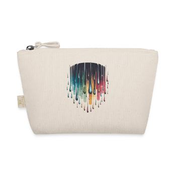 Colorful Paint Drops Rainbow Abstract Colors For - Organic Pouch - nature - Front