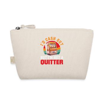 Don't Give Up Retro Casino Slot Machine Gambling - Organic Pouch - nature - Front