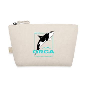Orca protège les baleines et le design des épaulards marins - Trousse biologique - nature - Devant