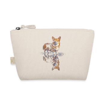 Water Reflex Corgi - Organic Pouch - nature - Front
