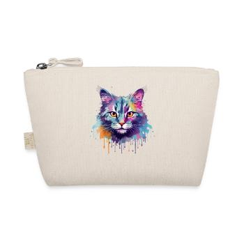 Art coloré en éclaboussures Face de chat en brume australienne - Trousse biologique - nature - Devant