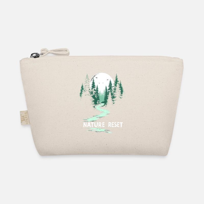 Wander Slowly Slow Hiking Forest Organic Pouch