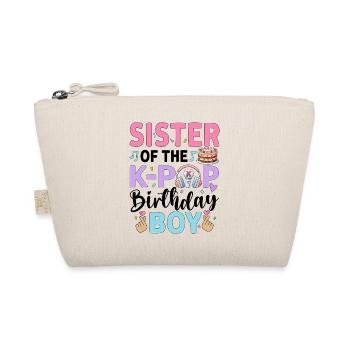 Sœur du garçon anniversaire de la K-Pop - Trousse biologique - nature - Devant