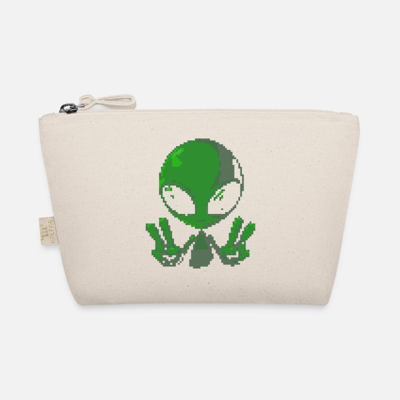Signe de paix extraterrestre Pixel Green Trousse biologique