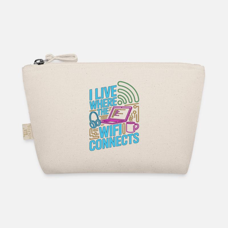 Remote Developer I Live Where The Web Developer Organic Pouch