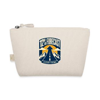 Road Cycling Climb Humor, 12% Forecast Clear Views - Organic Pouch - nature - Front