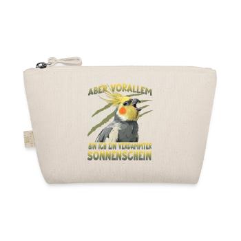 Australischer Nymphensittich Cockatiel Vogelhalter - Bio-Täschchen - Natur - Vorne