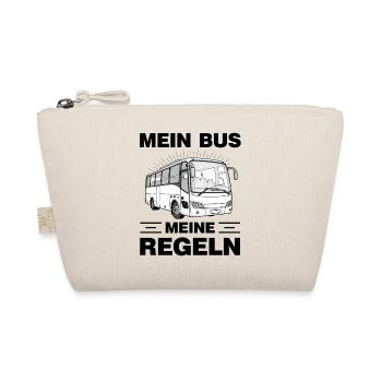 Mein Bus meine Regeln lustige Busfahrer Sprüche - Bio-Täschchen - Natur - Vorne