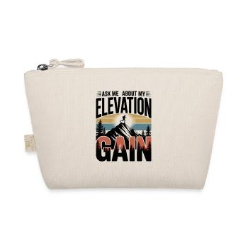 Frag mich nach Höhenmetern | Trailrunning - Bio-Täschchen - Natur - Vorne