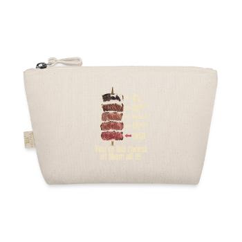 Rarest Dad Grill Skewer Humor - Organic Pouch - nature - Front