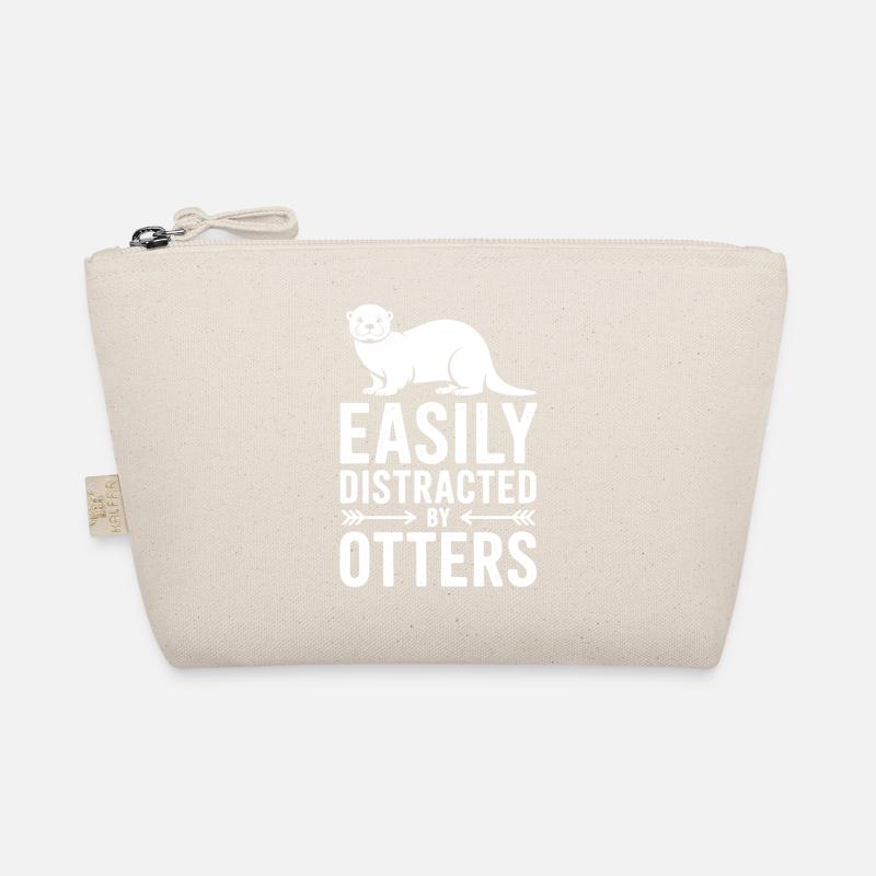 Otter Sprüche Wassermarder Lustiges Otter Geschenk Bio-Täschchen