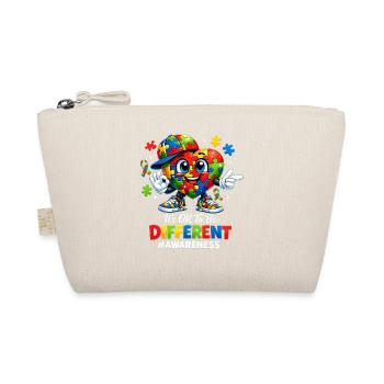It's OK To Be Different Autism Awareness Puzzle - Organic Pouch - nature - Front
