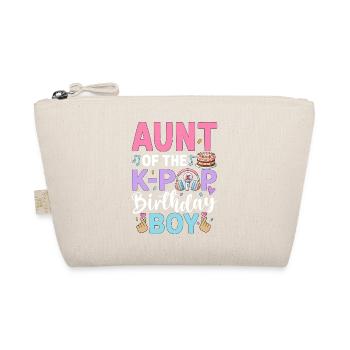 Tante du garçon anniversaire de la K-Pop - Trousse biologique - nature - Devant