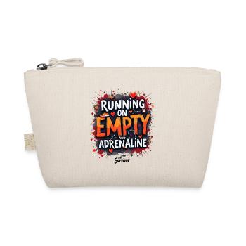 Running for emptiness and adrenaline - Organic Pouch - nature - Front
