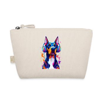 Doberman avec casque - Trousse biologique - nature - Devant