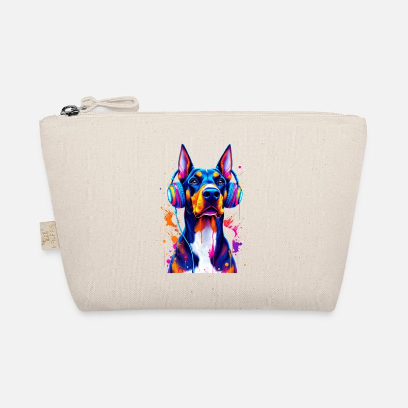 Doberman avec casque Trousse biologique