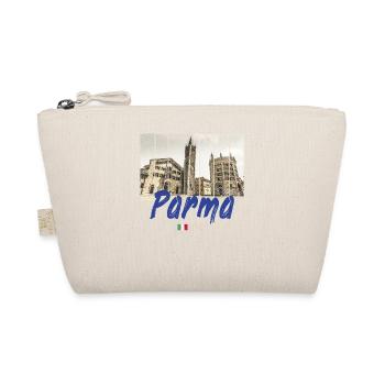 Parma Emilia-Romagna in Italy Vintage Souvenir - Organic Pouch - nature - Front
