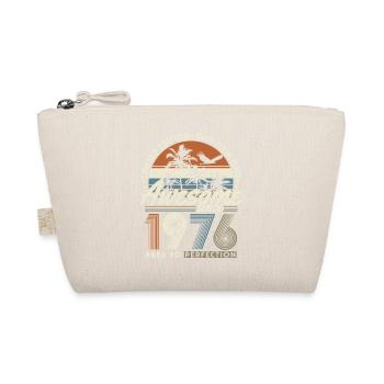 1976 Jahrgang 50 Geburtstag Vintage Geschenk Retro - Bio-Täschchen - Natur - Vorne