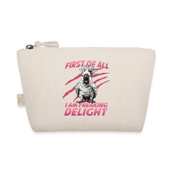 Cockatoo Bird Humor Cockatoo Parrot Pet Bird Hood - Organic Pouch - nature - Front