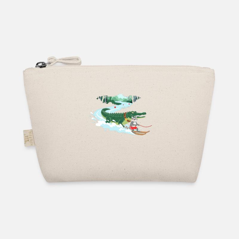 Crocodile Surfeur et Compagnon Chat Trousse biologique