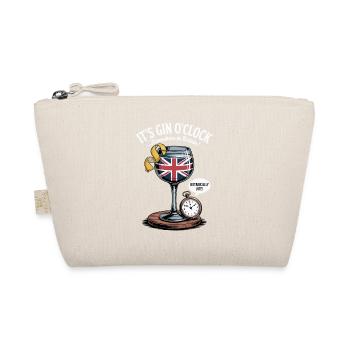 Gin O'Clock British Humor - Organic Pouch - nature - Front