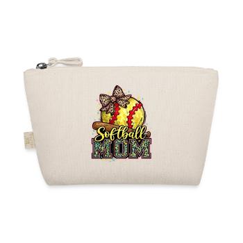 Maman Softball : Cadeau Softball Mom Trendy - Trousse biologique - nature - Devant