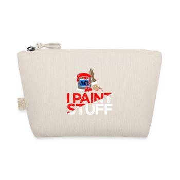 I Paint Stuff Painter Logo - Bio-Täschchen - Natur - Vorne