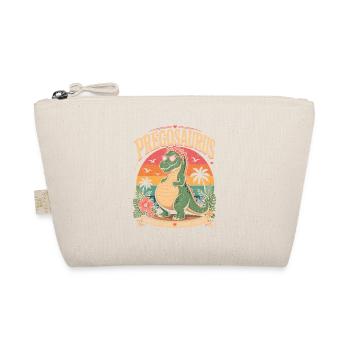 Funny Pregnant Dino Pregosaurus - Organic Pouch - nature - Front